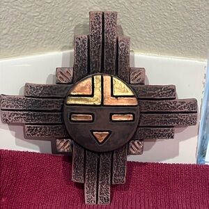 Native American Kachina hydrostone wall decor mask